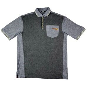 Timeless Elements Mcdonald's Polo Shirt Men's Small Regular Short Sleeve Gray